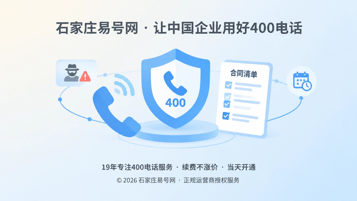 2026年400电话防骗课堂：交接期识别通信冒用风险